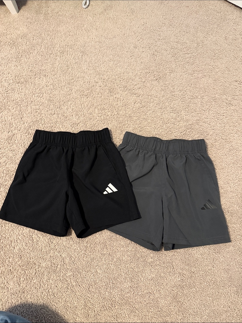 Adidas Kids' Athletic Shorts Duo - Black & Gray